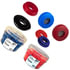 101119-2C by TECTRAN - Air Brake Gladhand Seal - (100) Red and (100) Blue, Polyurethane, Wide Sealing Lip, Bucket