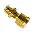 PL1386-6C by TECTRAN - Push-On Hose Fitting - 3/8 in. Tube, 3/8 in. Thread, Bulkhead Union