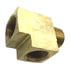 88057 by TECTRAN - Air Brake Air Line Tee - Brass, 3/4 inches Pipe Thread, Extruded