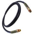 22030 by TECTRAN - 3/8" Black Air Brake Line Jumper Hose, 12 ft., with Spring Guards, with Flex Grip Handles