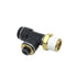 85511 by TECTRAN - Air Brake Air Line Thread Run Tee - Composite Push Lock Fittings Nylon Tubing