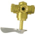 931-1VAL by TECTRAN - Air Brake Air Shut-Off Petcock - Brass, 3-Way, 1/4 in. Thread, 1-3/8 in. Stem, Female