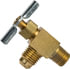 3049-4A by TECTRAN - Shut-Off Valve - 90 deg. 1/4 x 1/8 in. Nominal, Male, Flare x MNPT End Style