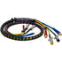 13A1202 by TECTRAN - Air Brake Hose and Power Cable Assembly - 12 ft., 4-in-1 Auxiliary, Red and Blue Hose