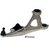 CB69234PR by DORMAN - Suspension Control Arm