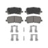 QC1281 by WAGNER - Wagner Brake ThermoQuiet QC1281 Ceramic Disc Brake Pad Set