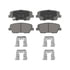 QC1284 by WAGNER - Wagner Brake ThermoQuiet QC1284 Ceramic Disc Brake Pad Set