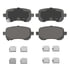 QC1326 by WAGNER - Wagner Brake ThermoQuiet QC1326 Ceramic Disc Brake Pad Set