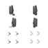 QC1326 by WAGNER - Wagner Brake ThermoQuiet QC1326 Ceramic Disc Brake Pad Set