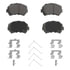 QC1338 by WAGNER - Wagner Brake ThermoQuiet QC1338 Ceramic Disc Brake Pad Set