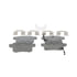 QC1451 by WAGNER - Wagner Brake ThermoQuiet QC1451 Ceramic Disc Brake Pad Set