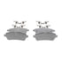 QC1454 by WAGNER - Wagner Brake ThermoQuiet QC1454 Ceramic Disc Brake Pad Set