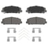 QC1509 by WAGNER - Wagner Brake ThermoQuiet QC1509 Ceramic Disc Brake Pad Set