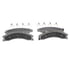 QC1565A by WAGNER - Wagner Brake ThermoQuiet QC1565A Ceramic Disc Brake Pad Set