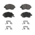 QC1592 by WAGNER - Wagner Brake ThermoQuiet QC1592 Ceramic Disc Brake Pad Set