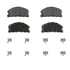 QC1611 by WAGNER - Wagner Brake ThermoQuiet QC1611 Ceramic Disc Brake Pad Set