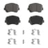 QC1623 by WAGNER - Wagner Brake ThermoQuiet QC1623 Ceramic Disc Brake Pad Set