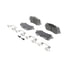 QC1640A by WAGNER - Wagner Brake ThermoQuiet QC1640A Ceramic Disc Brake Pad Set