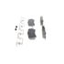 QC1640A by WAGNER - Wagner Brake ThermoQuiet QC1640A Ceramic Disc Brake Pad Set