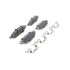 QC1649 by WAGNER - Wagner Brake ThermoQuiet QC1649 Ceramic Disc Brake Pad Set