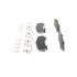 QC1736 by WAGNER - Wagner Brake ThermoQuiet QC1736 Ceramic Disc Brake Pad Set