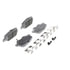 QC1679 by WAGNER - Wagner Brake ThermoQuiet QC1679 Ceramic Disc Brake Pad Set