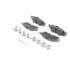 QC1805 by WAGNER - Wagner Brake ThermoQuiet QC1805 Ceramic Disc Brake Pad Set