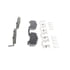 QC1736 by WAGNER - Wagner Brake ThermoQuiet QC1736 Ceramic Disc Brake Pad Set