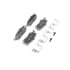 QC1806 by WAGNER - Wagner Brake ThermoQuiet QC1806 Ceramic Disc Brake Pad Set