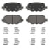 QC1809 by WAGNER - Wagner Brake ThermoQuiet QC1809 Ceramic Disc Brake Pad Set