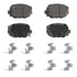 QC1809 by WAGNER - Wagner Brake ThermoQuiet QC1809 Ceramic Disc Brake Pad Set