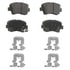 QC1812 by WAGNER - Wagner Brake ThermoQuiet QC1812 Ceramic Disc Brake Pad Set