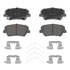 QC1815 by WAGNER - Wagner Brake ThermoQuiet QC1815 Ceramic Disc Brake Pad Set