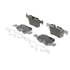 QC1821 by WAGNER - Wagner Brake ThermoQuiet QC1821 Ceramic Disc Brake Pad Set