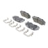 QC1826 by WAGNER - Wagner Brake ThermoQuiet QC1826 Ceramic Disc Brake Pad Set