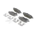 QC1916 by WAGNER - Wagner Brake ThermoQuiet QC1916 Ceramic Disc Brake Pad Set