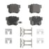 QC536 by WAGNER - Wagner Brake ThermoQuiet QC536 Ceramic Disc Brake Pad Set