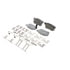 QC537 by WAGNER - Wagner Brake ThermoQuiet QC537 Ceramic Disc Brake Pad Set