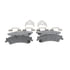 QC792A by WAGNER - Wagner Brake ThermoQuiet QC792A Ceramic Disc Brake Pad Set