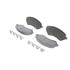 QC856A by WAGNER - Wagner Brake ThermoQuiet QC856A Ceramic Disc Brake Pad Set