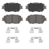 QC908 by WAGNER - Wagner Brake ThermoQuiet QC908 Ceramic Disc Brake Pad Set