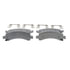 QC974 by WAGNER - Wagner Brake ThermoQuiet QC974 Ceramic Disc Brake Pad Set