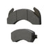 SX225 by WAGNER - Wagner Brake SevereDuty SX225 Disc Brake Pad Set