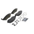 ZD1035 by WAGNER - QuickStop Ceramic Disc Brake Pad Set