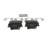 ZD1057 by WAGNER - QuickStop Ceramic Disc Brake Pad Set