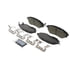 ZD1078 by WAGNER - QuickStop Ceramic Disc Brake Pad Set