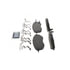 ZD1078 by WAGNER - QuickStop Ceramic Disc Brake Pad Set