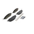 Wagner ZD1081 Disc Brake Pad Set QuickStop Ceramic Disc Brake Pad Set