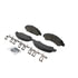 ZD1092 by WAGNER - QuickStop Ceramic Disc Brake Pad Set