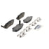 Wagner ZD1088 Disc Brake Pad Set QuickStop Ceramic Disc Brake Pad Set